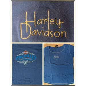 Embroided Harley Davidson Tee Women's -Michael -Cotati California